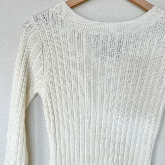 NWOT Abercrombie & Fitch Sweater Dress Cream - Picture 6 of 6